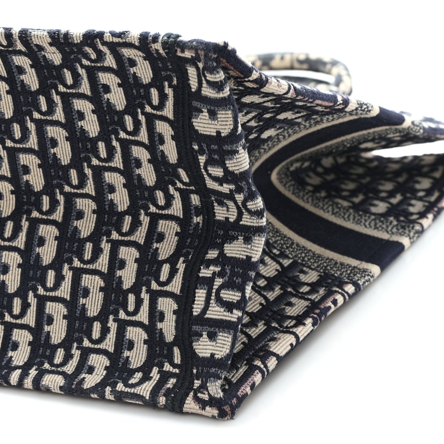 Oblique Large Book Tote Blue Multicolor