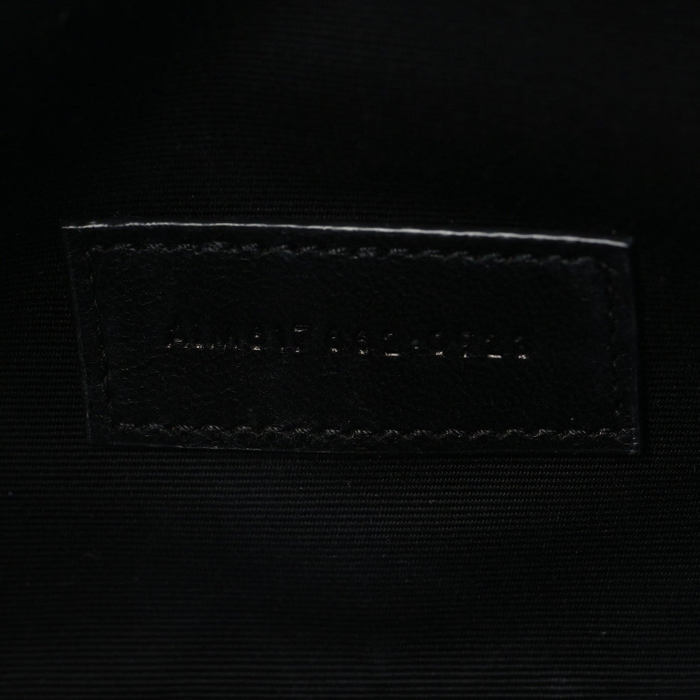 Grain De Poudre Matelasse Chevron Monogram Envelope Clutch Black
