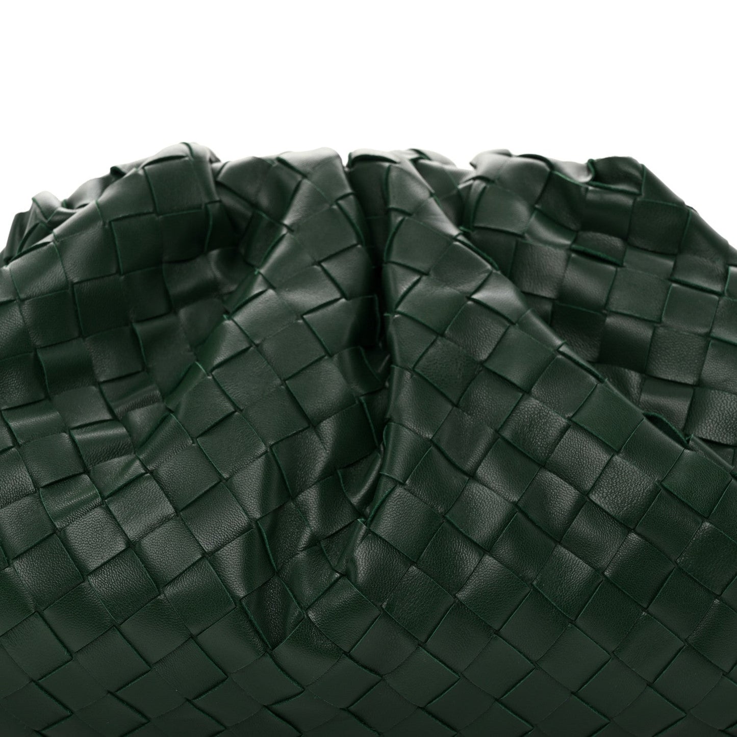 Nappa Maxi Intrecciato The Pouch Oversized Clutch Raintree