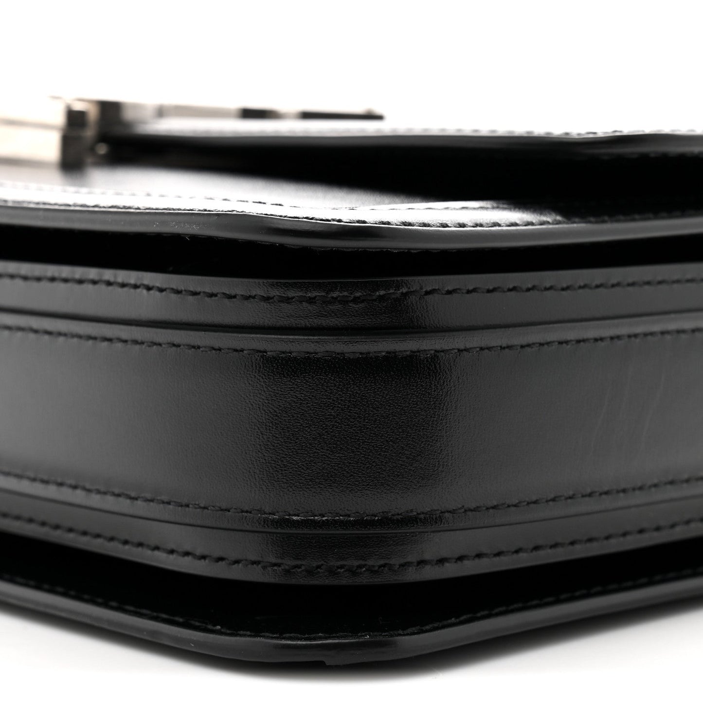 Box Calfskin Monogram Medium Solferino Satchel Black
