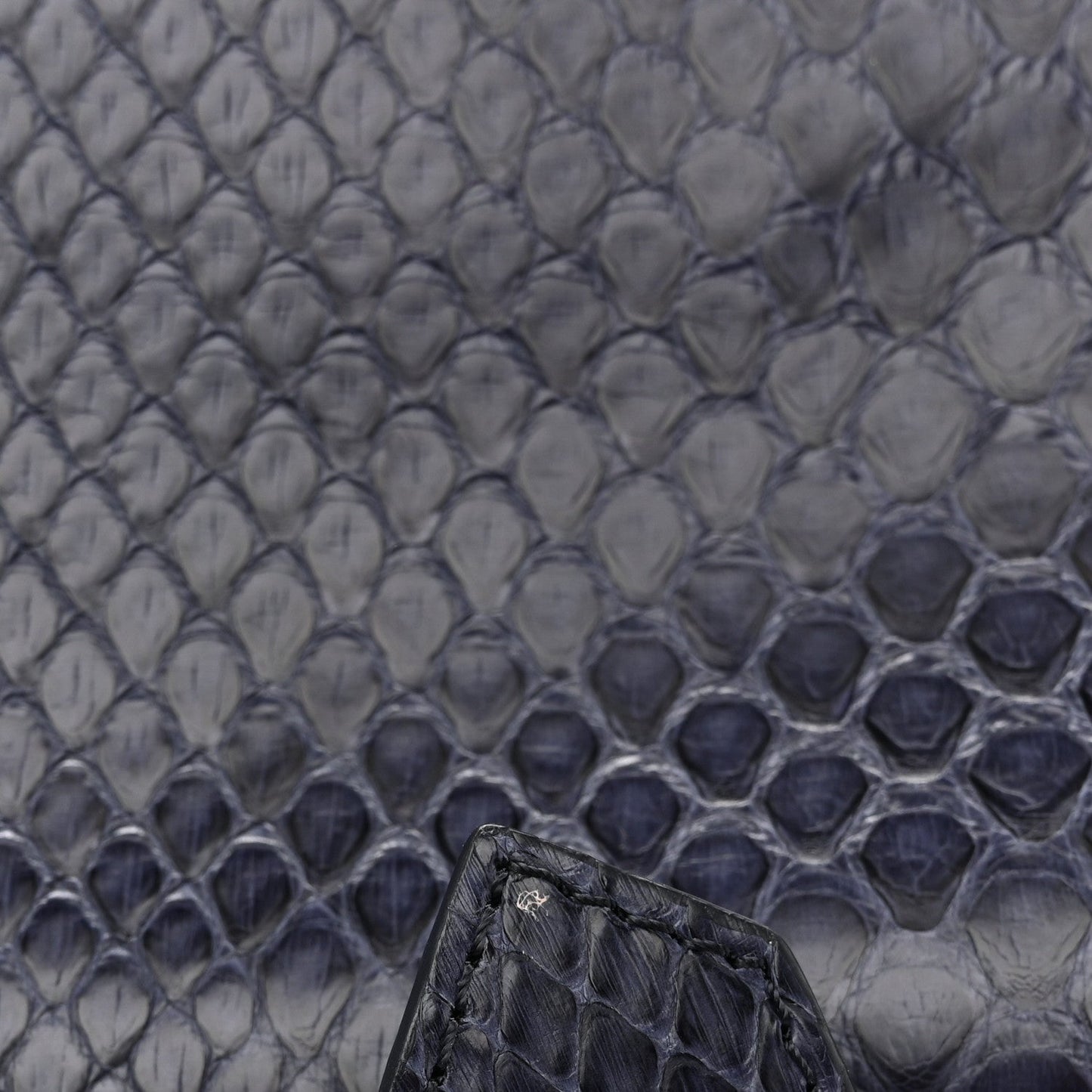 Snakeskin PS1 Pochette Clutch Blue