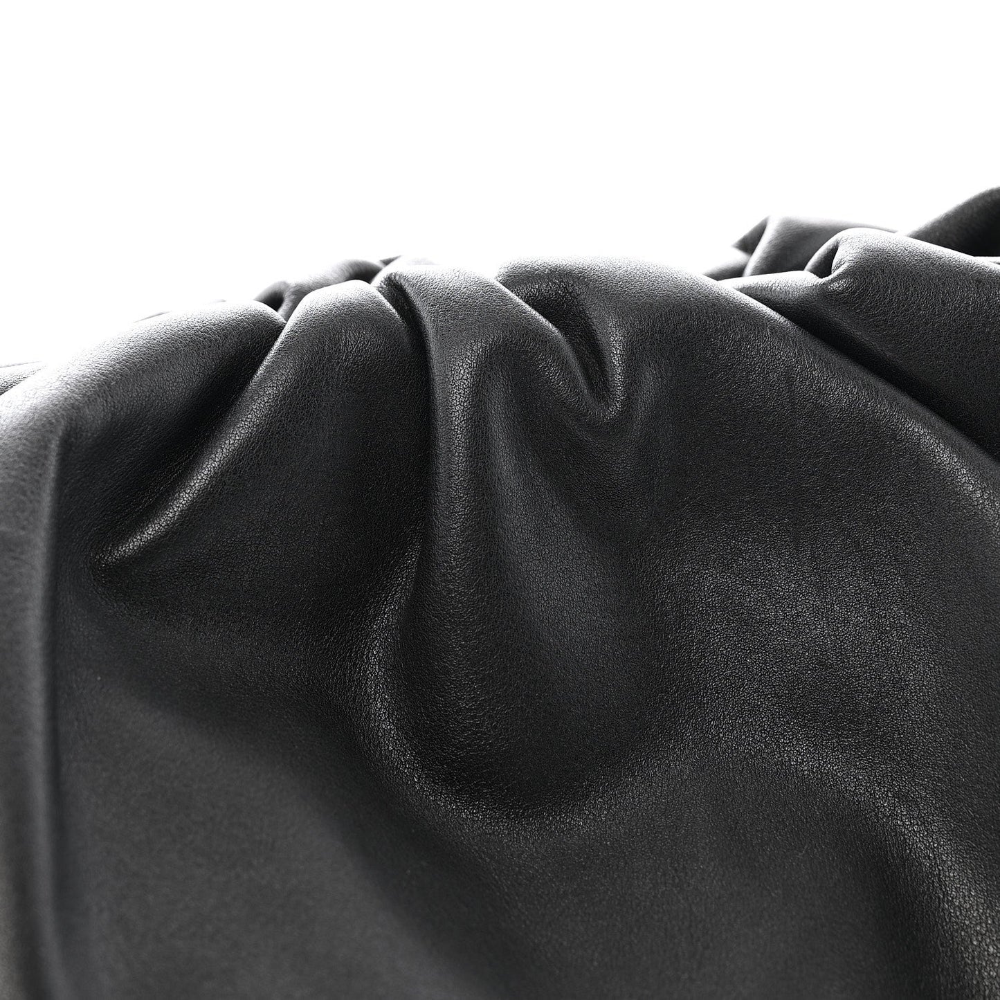 Smooth Butter Calf The Pouch Oversized Clutch Black