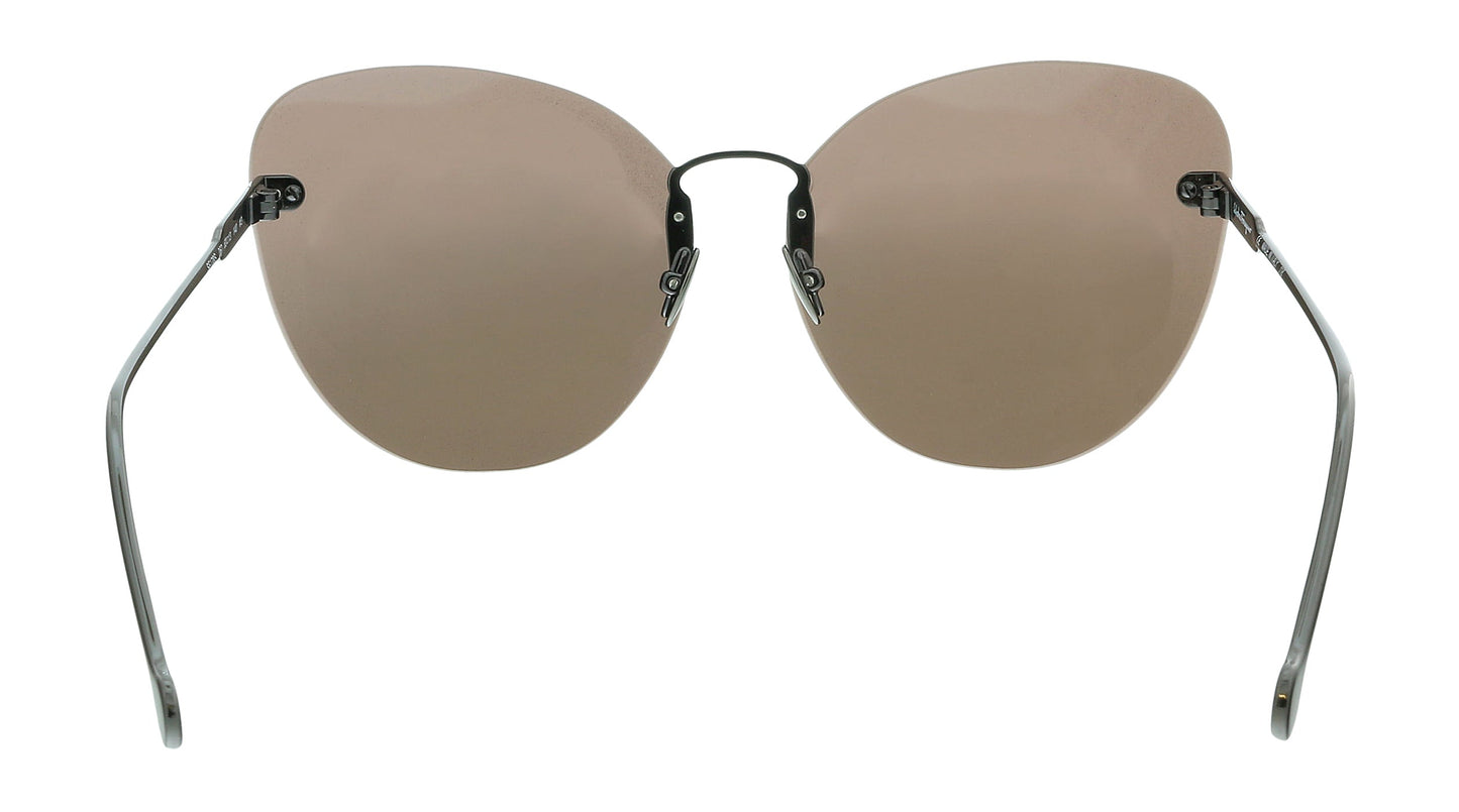 Salvatore Ferragamo Shiny Gunmetal/Maple Butterfly SF178S FIORE 067 Sunglasses
