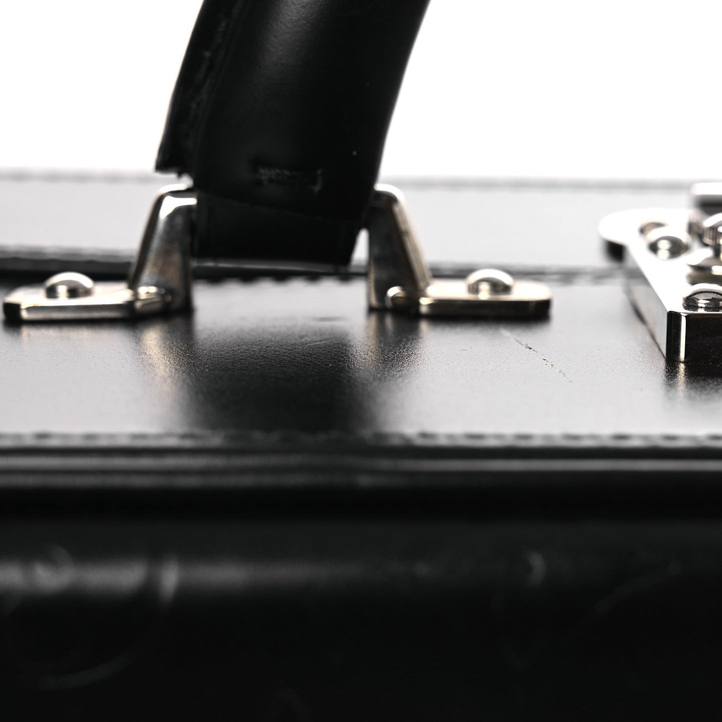 Monogram Glace Valisette MM Black