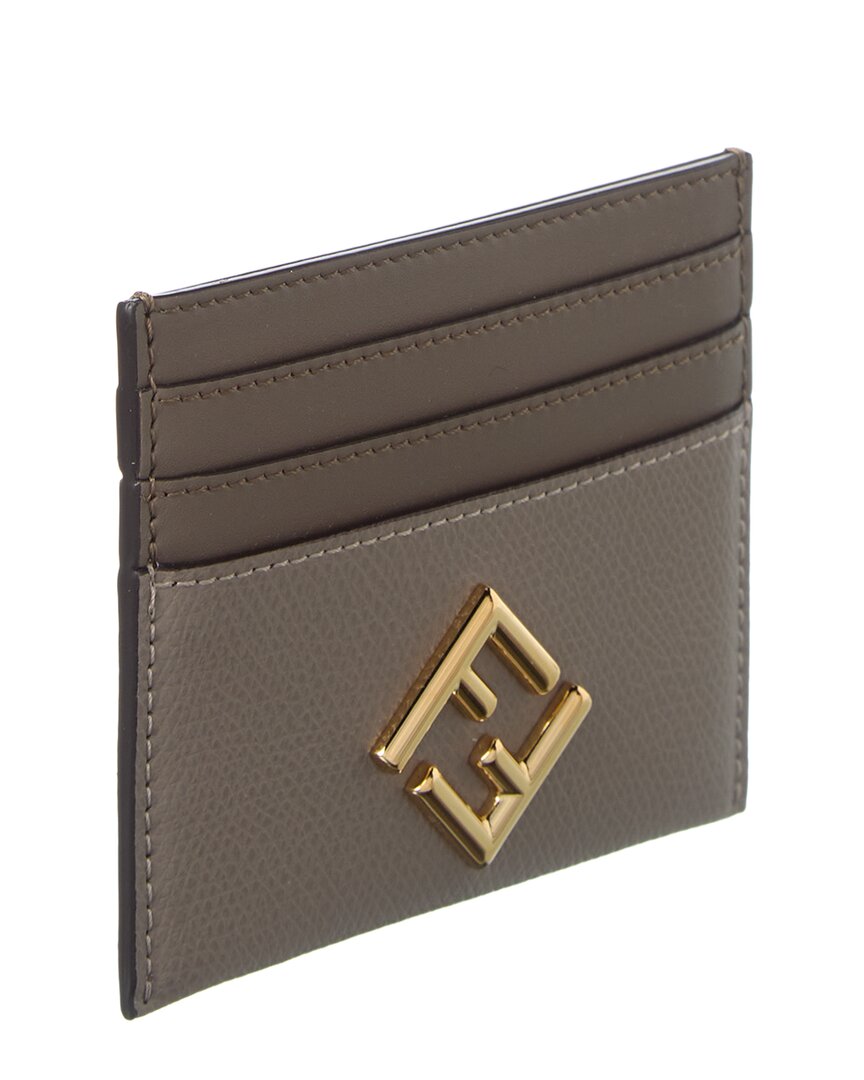 Fendi Ff Diamonds Leather Card Holder