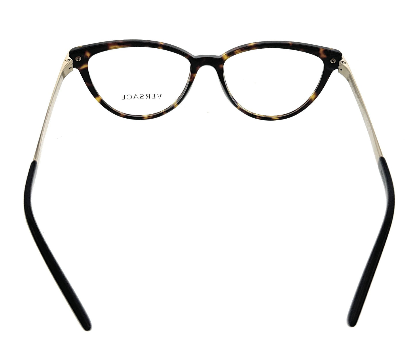 Versace Dark Havana/Gold Cateye 0VE3271 108 Eyeglasses