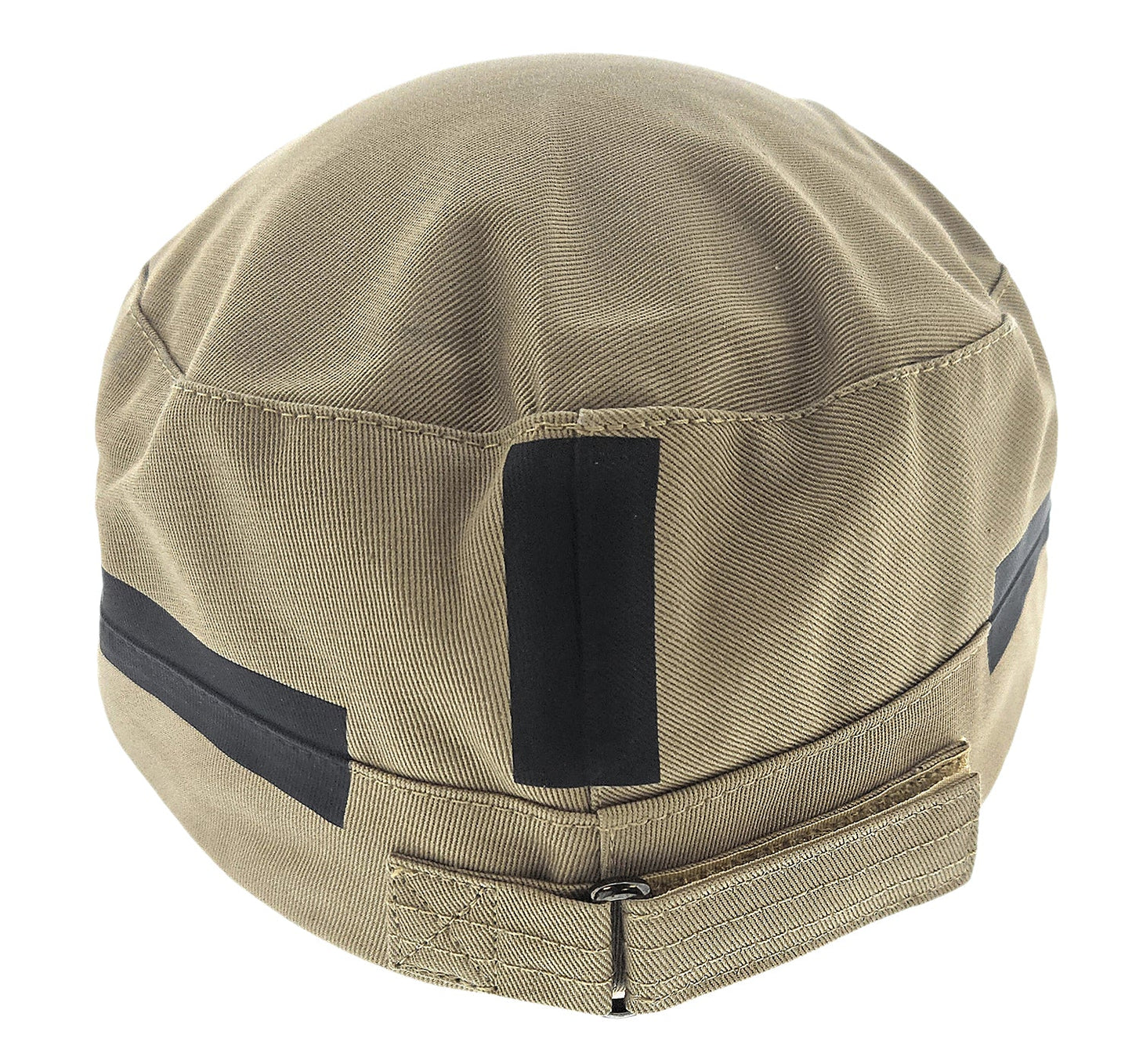 Dolce & Gabbana Black/Beige Military-Style Cap