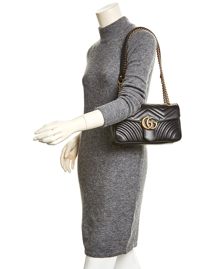 Gucci Gg Marmont Small Matelasse Leather Shoulder Bag