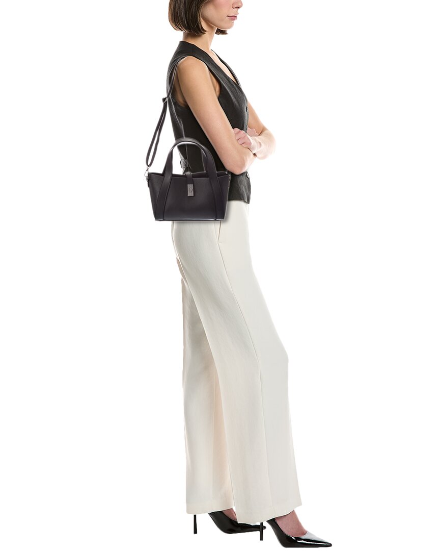 Italian Leather Gaia Leather Top Handle Bag