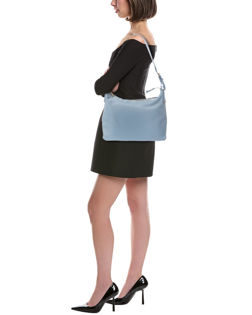 Italian Leather Hobo Leather Top Handle Bag
