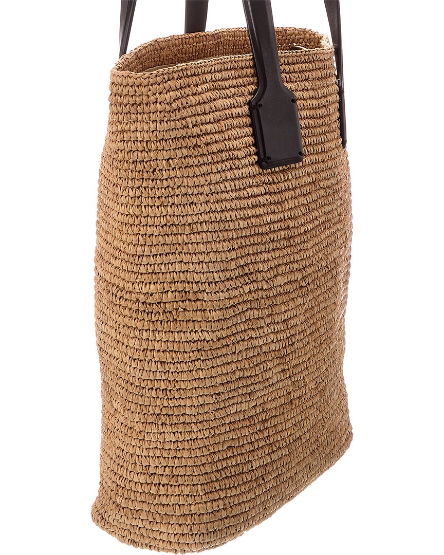 Dragon Diffusion Sacha Straw & Leather Tote