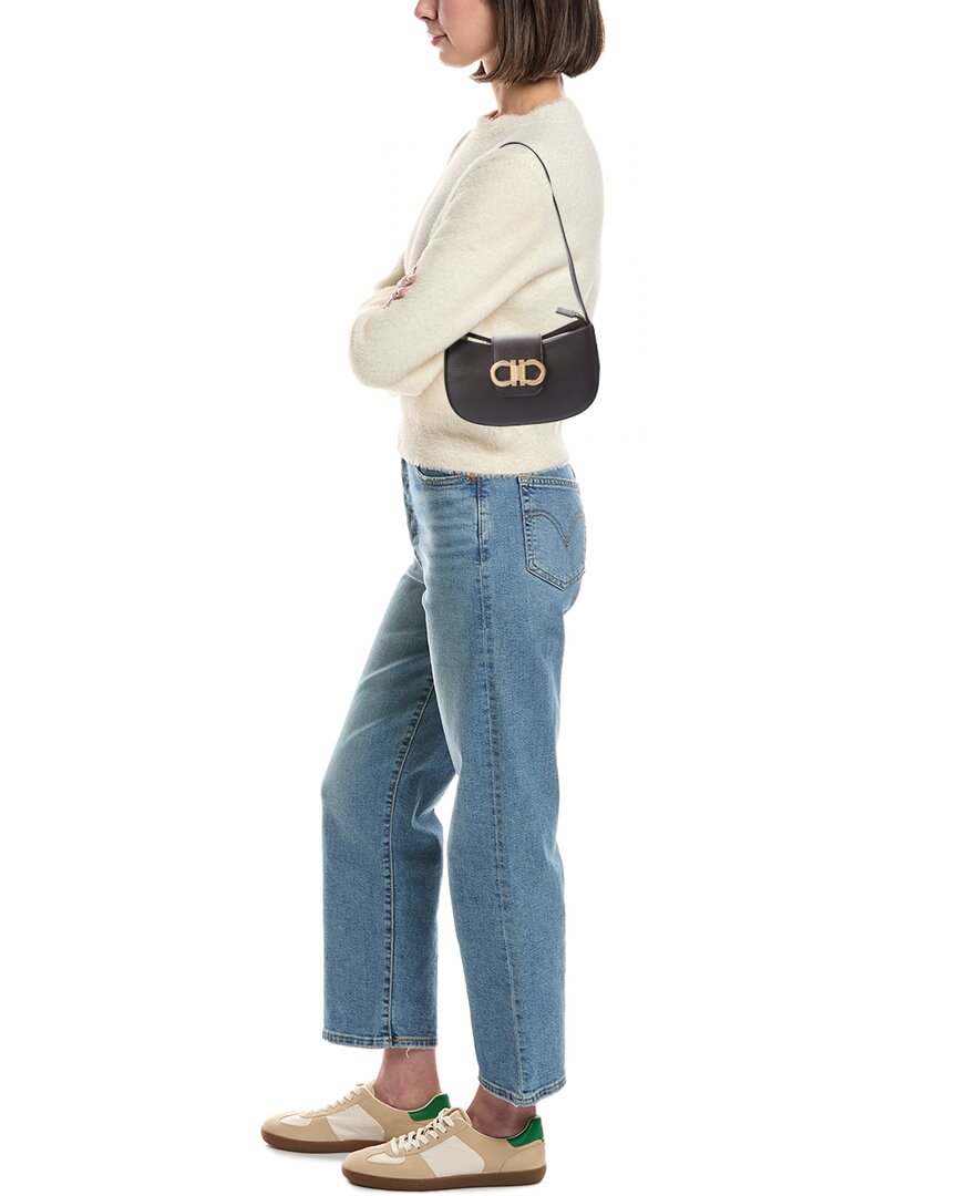 Ferragamo Gabry Leather Shoulder Bag
