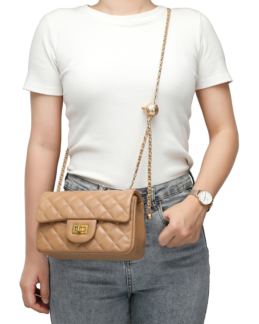Tiffany & Fred Paris Quilted Leather Crossbody