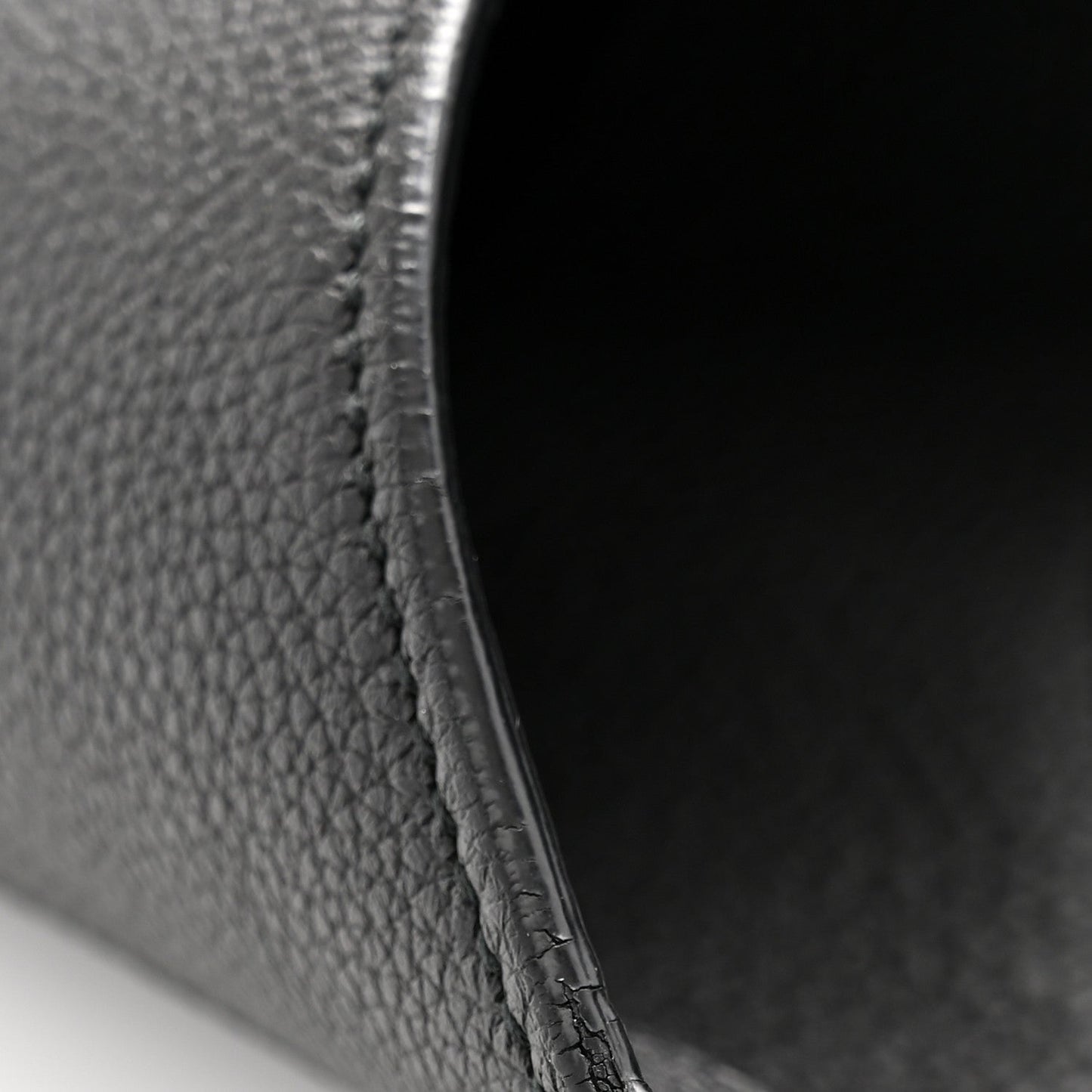 Soft Grained Calfskin Large Jackie Hobo Black