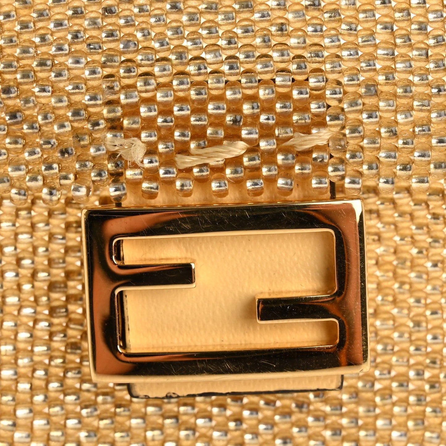 Glass Vitello King Beaded Mini Pico Baguette Charm Semolino