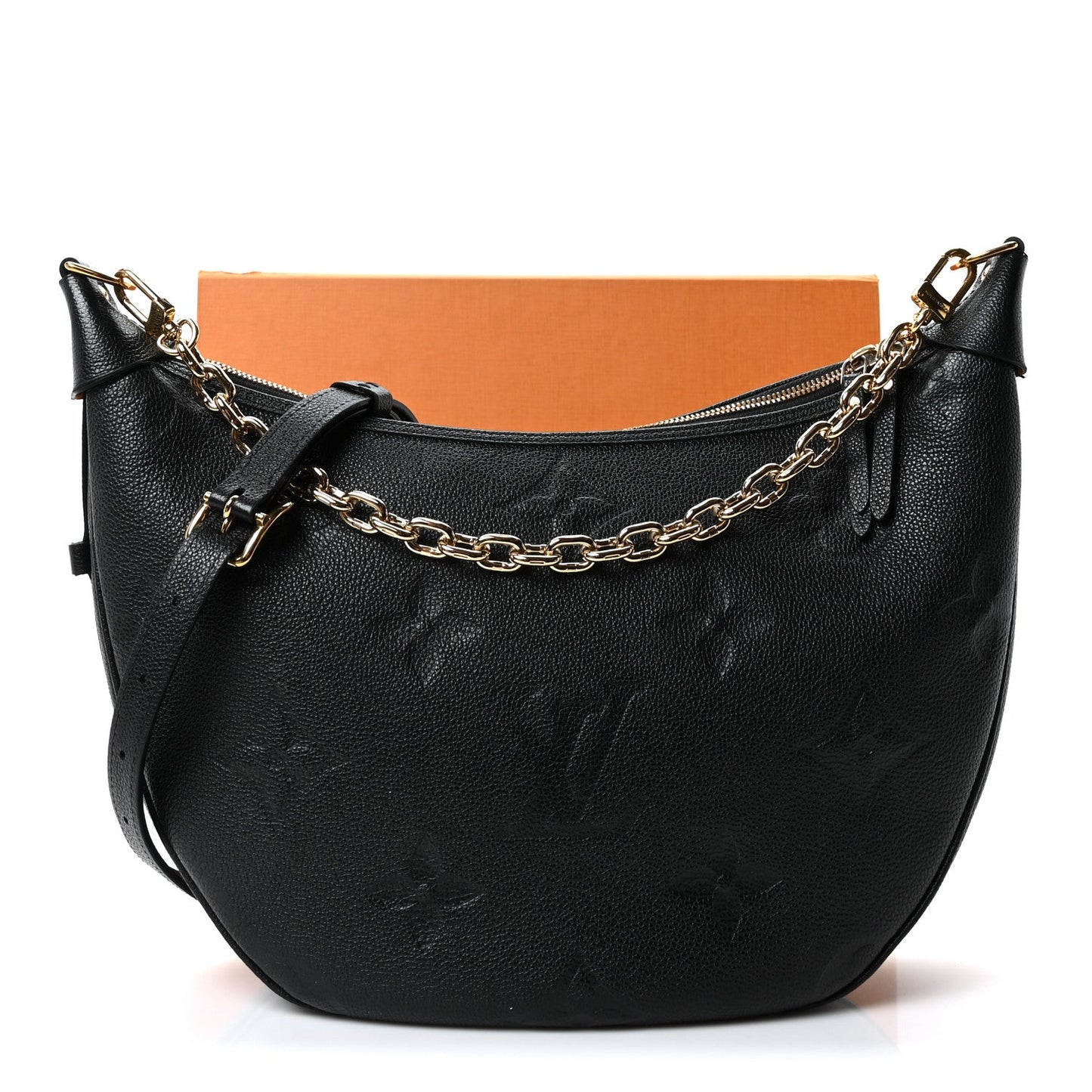 Empreinte Monogram Giant Loop Hobo Black