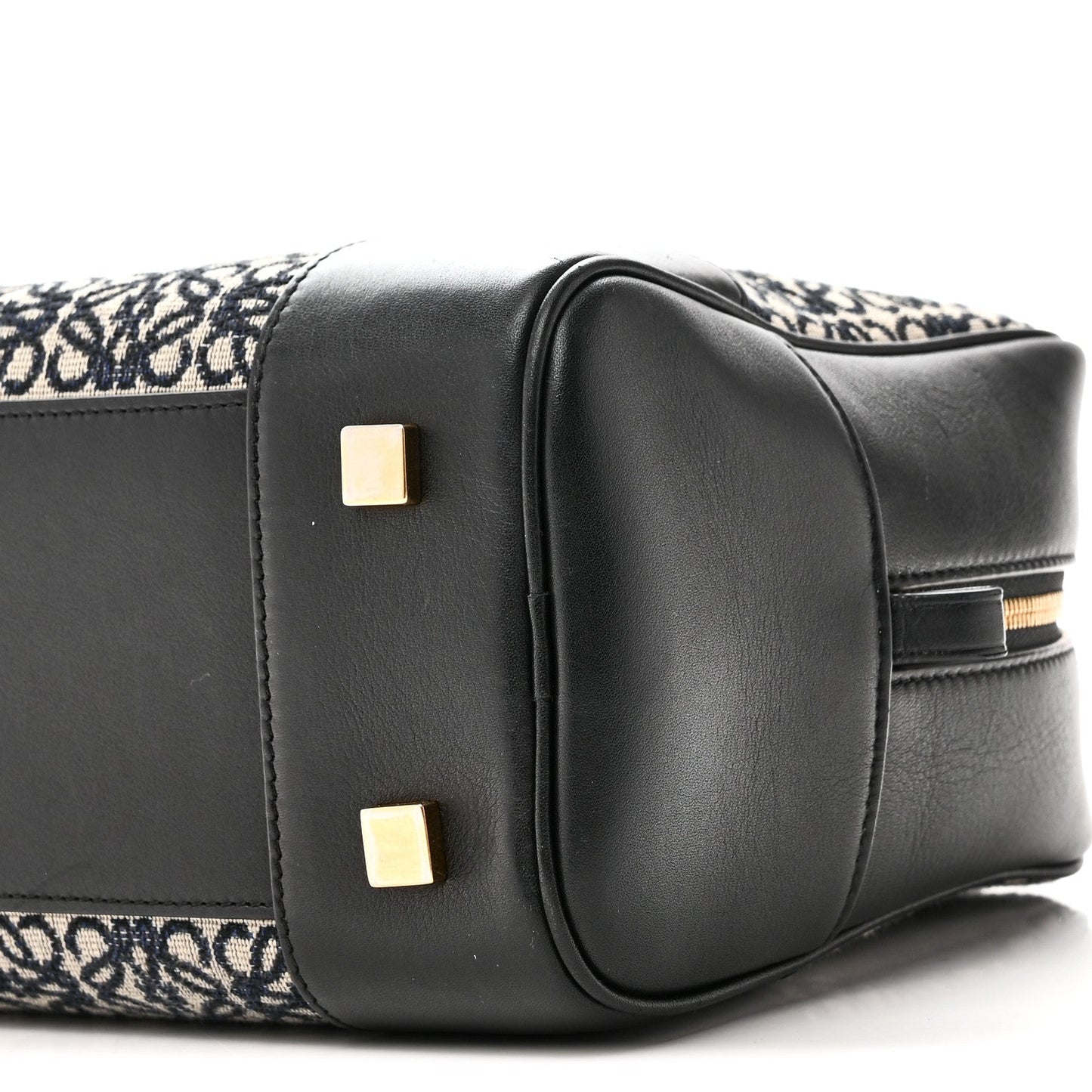 Jacquard Anagram Calfskin Amazona 28 Black Navy