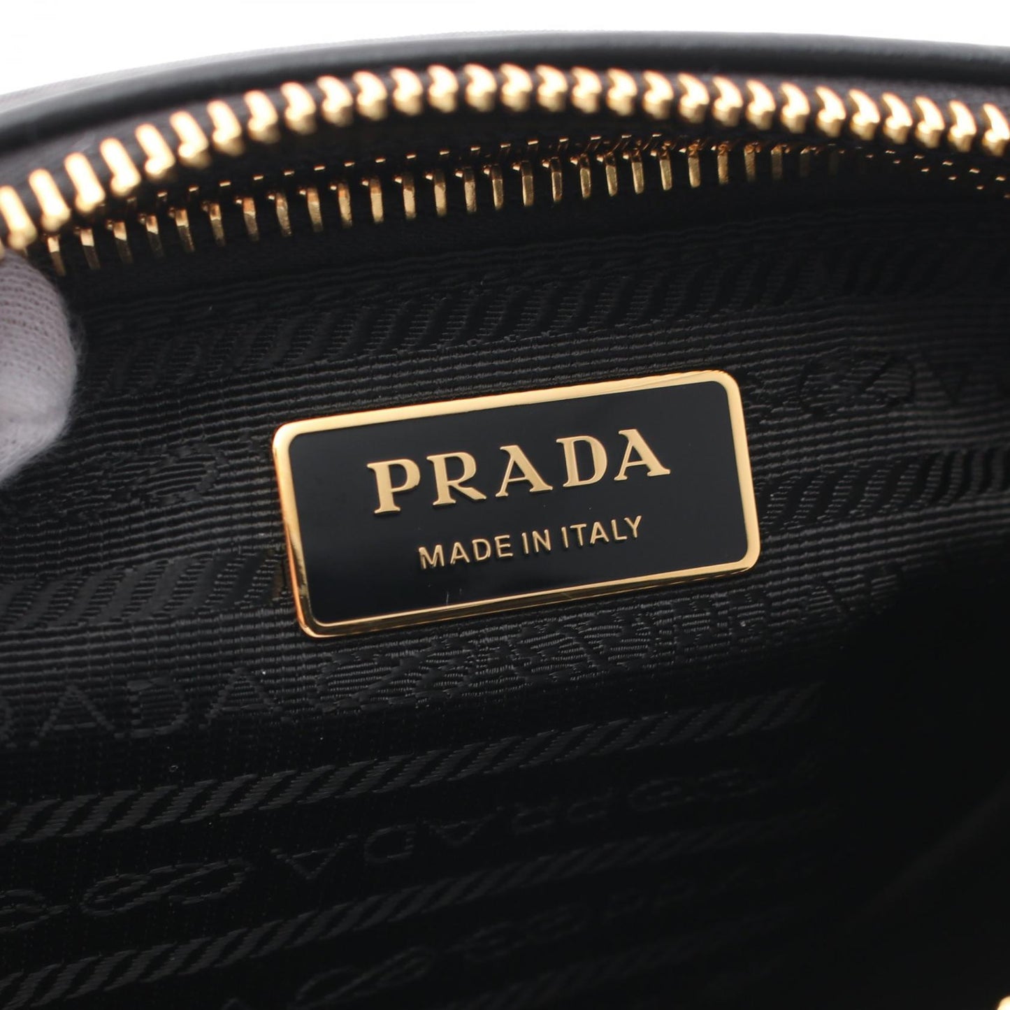 Prada TESSUTO+VITELLO Nylon Leather Shoulder Bag