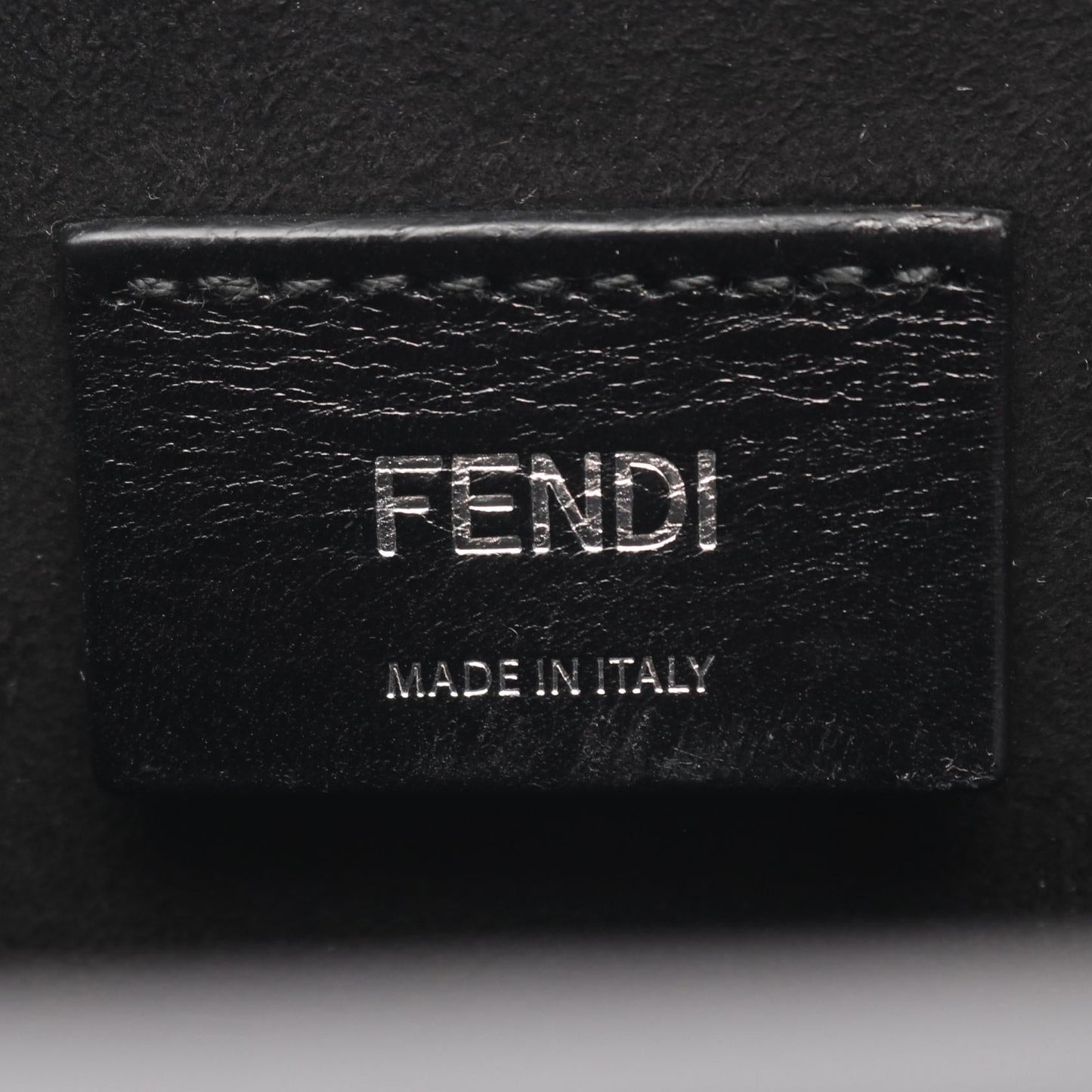 Fendi Box Leather Shoulder Bag