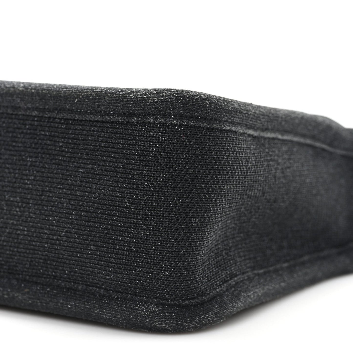 Ribbed Knit Small Ryan Bag Black