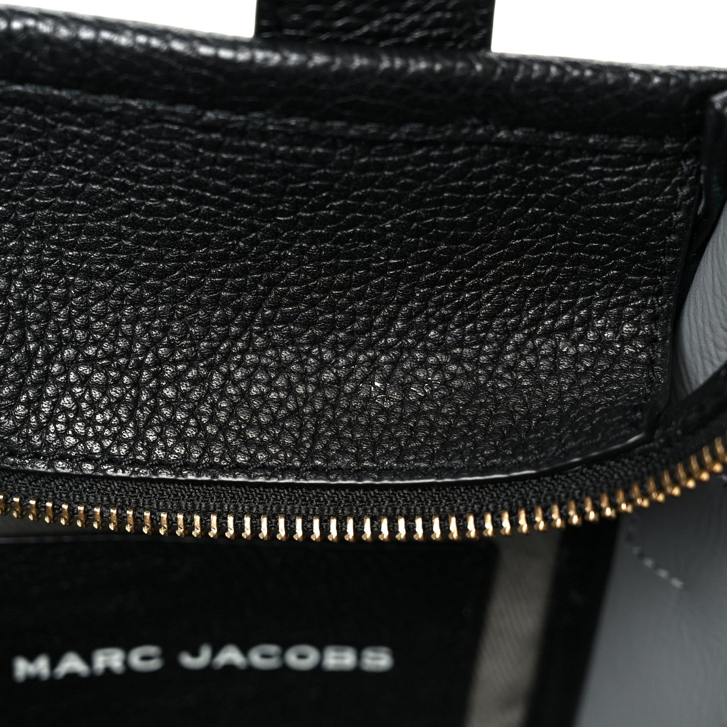 Grained Calfskin Small The Tote Bag Black