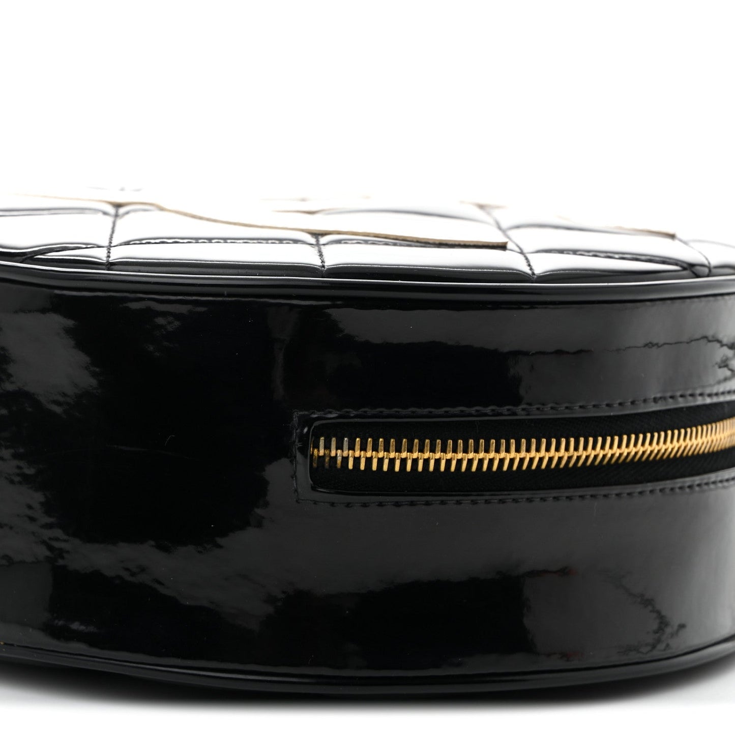 Patent CC Round Vanity Case Black