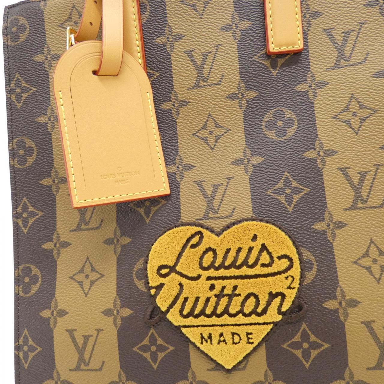 Louis Vuitton Sac Plat Messenger Monogram Shoulder Bag