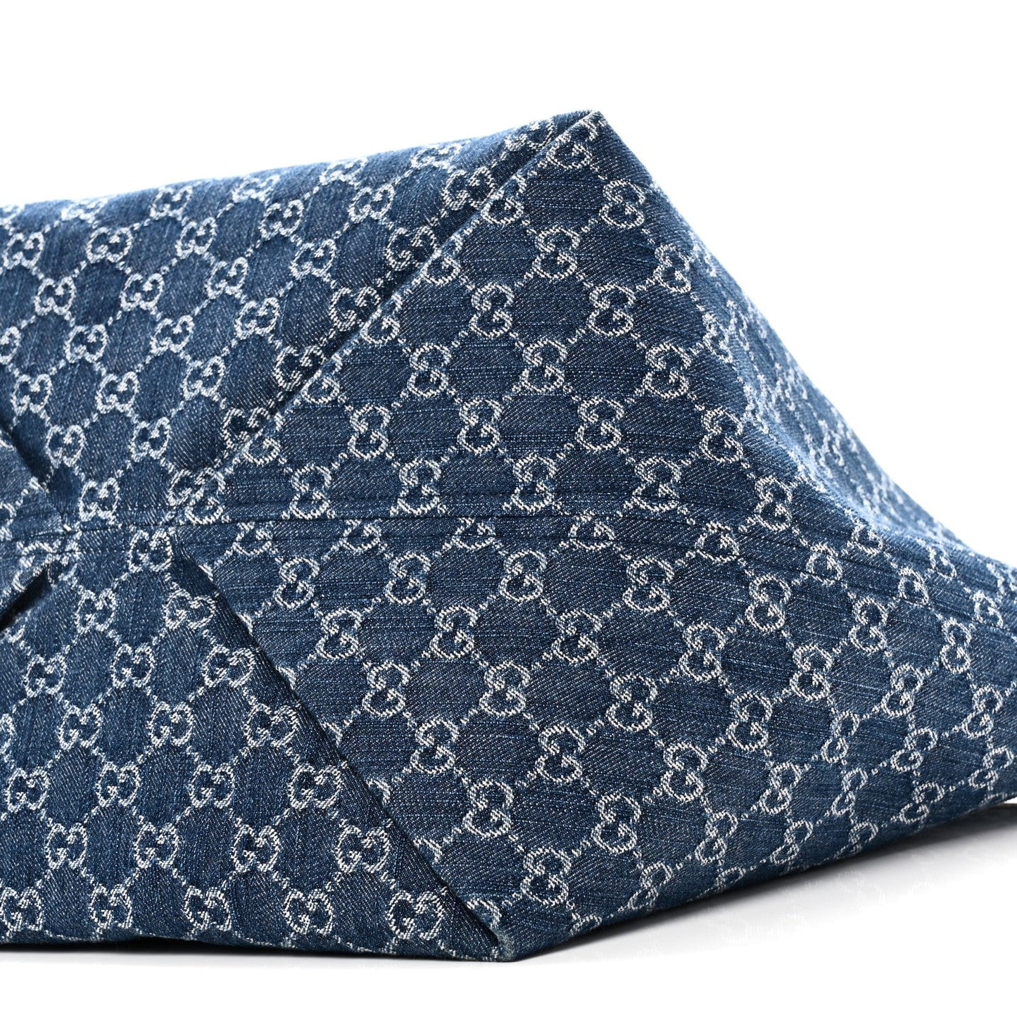 New Denim GG Monogram Calfskin Large Totissima Tote Blue