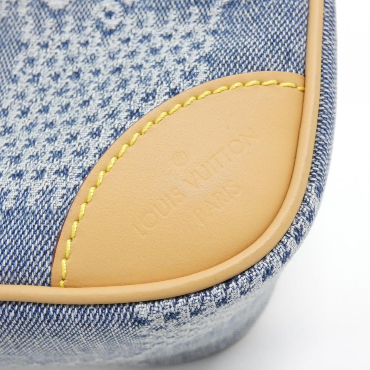 Louis Vuitton Damier Denim 3D Chess Shoulder Bag