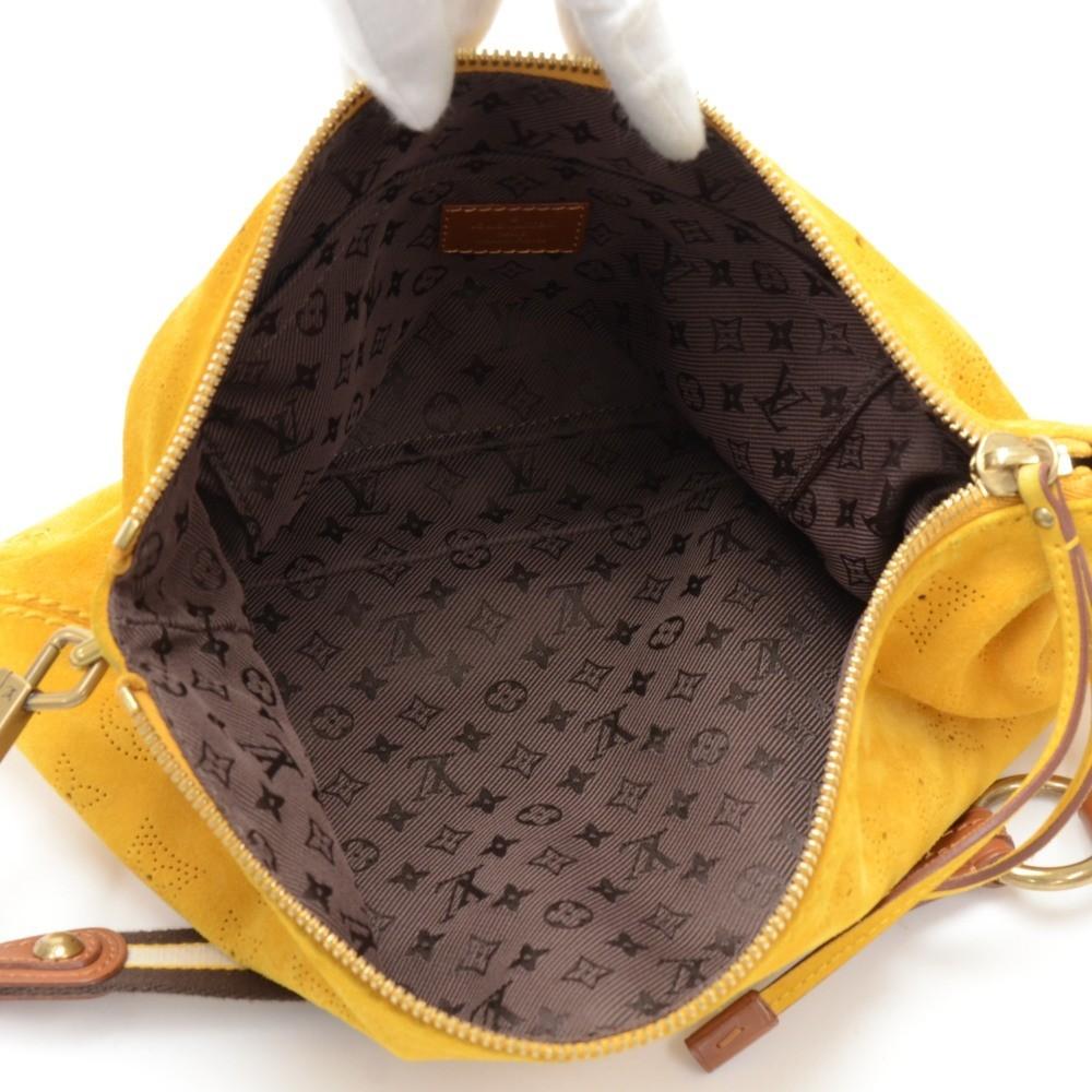 Louis Vuitto Onatah Pochette Suede Leather Shoulder Bag