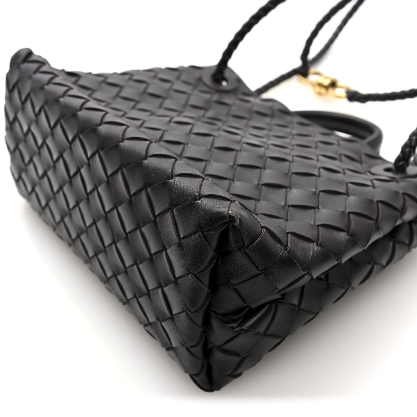 Nappa Intrecciato Small Andiamo Shoulder Bag Fondant