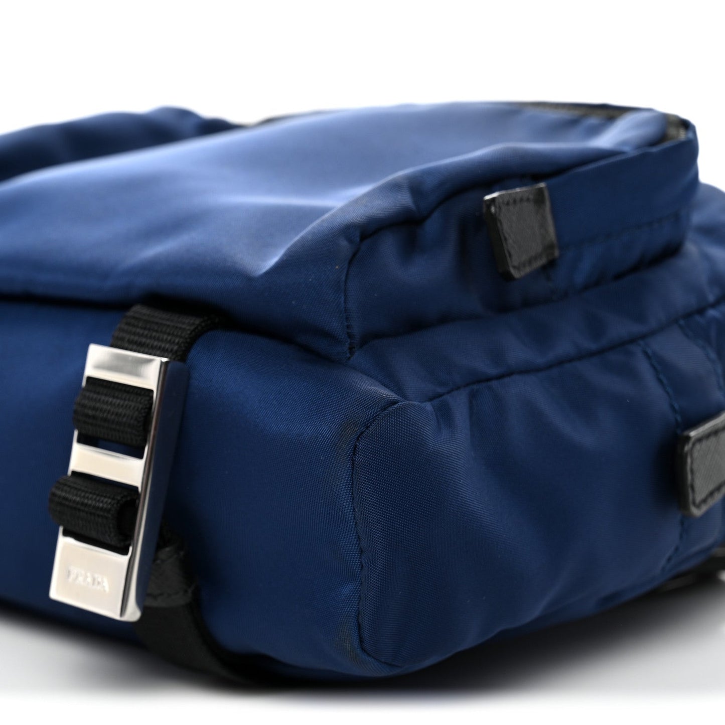 Tessuto Nylon Montagna Messenger Bag Blue Black