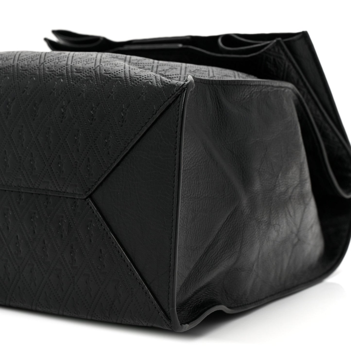 Calfskin Monogram Deli Paper Bag Vintage Black