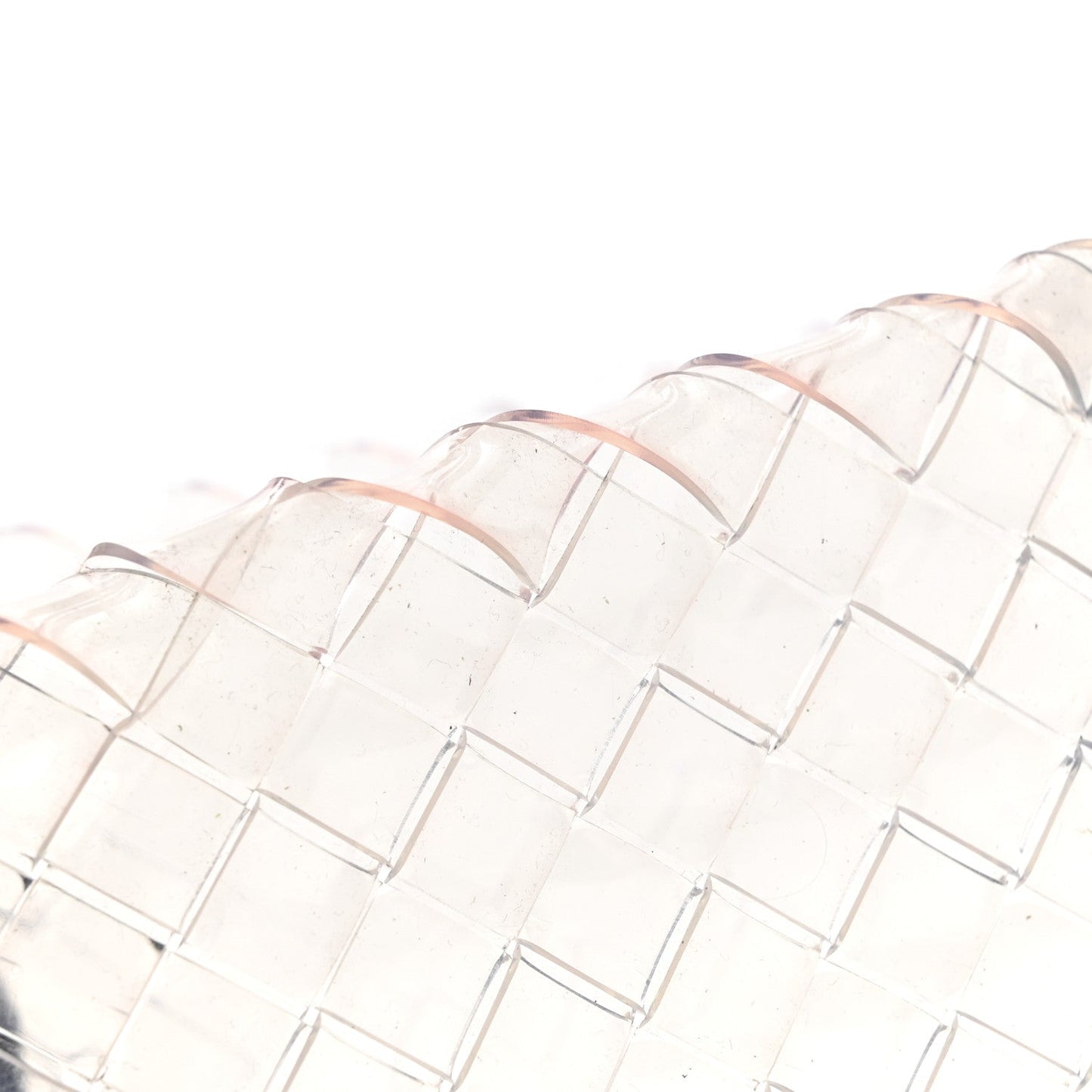 PVC Nappa Intrecciato Large Cabat Transparent Fondente