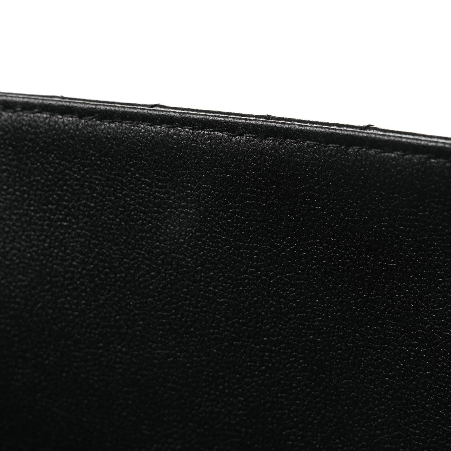 Lambskin Quilted Flap Clutch Black