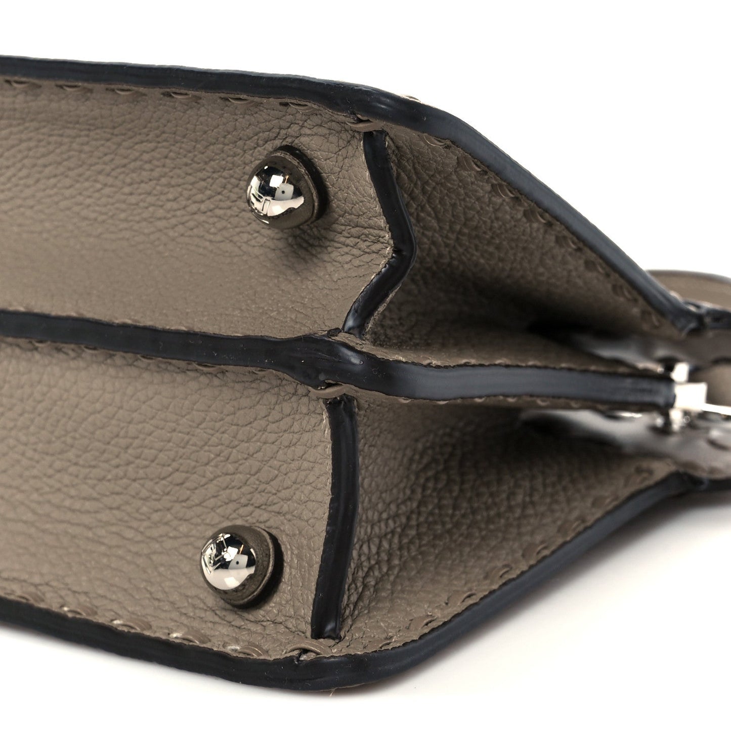 Cuoio Romano Selleria Mini Peekaboo I SEE U Iconic Satchel Fettuccia