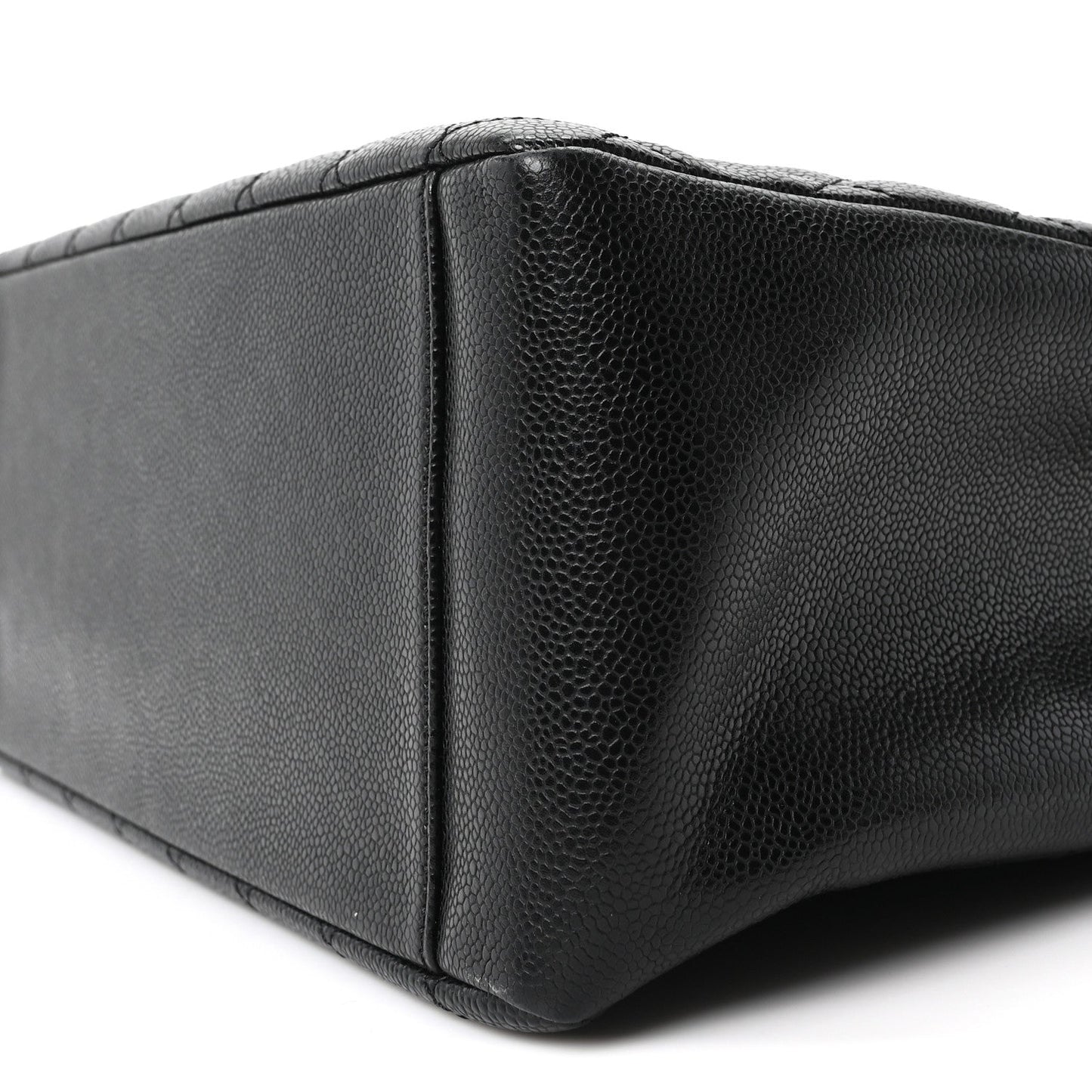 Caviar Quilted Grand Shopping Tote GST Black