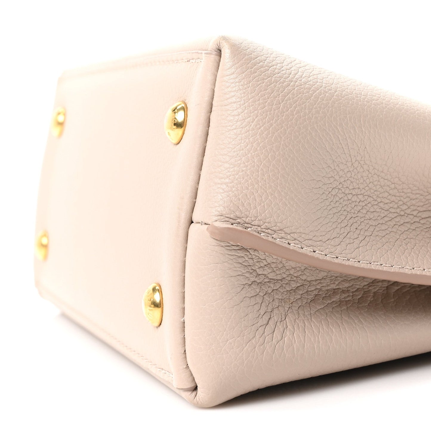 Soft Calfskin Mini Lockme Ever Greige
