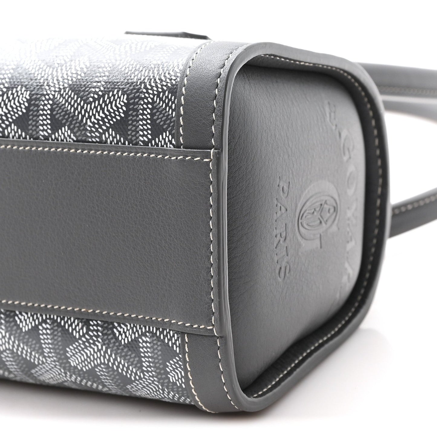 Goyardine Bonbonniere Bag Grey