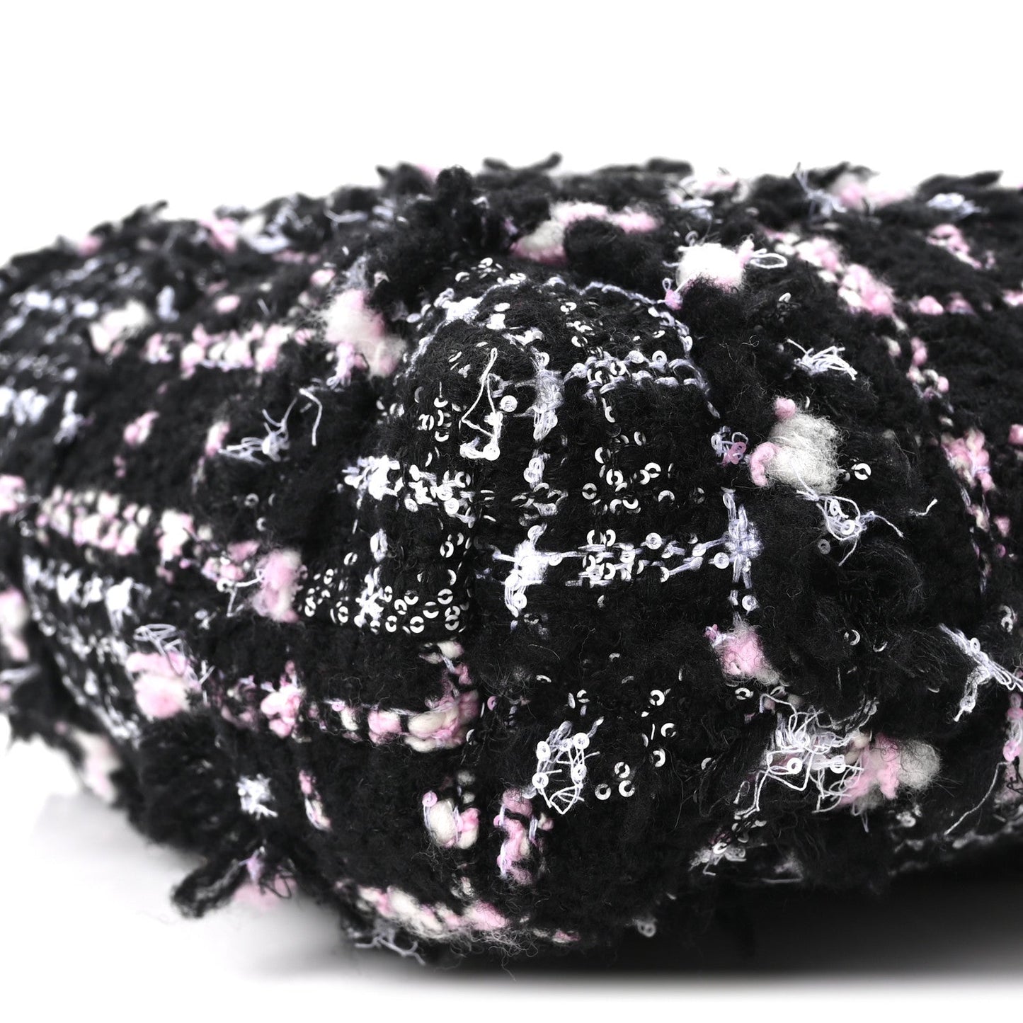 Tweed Patchwork Quilted Small Chanel 22 Black Pink White