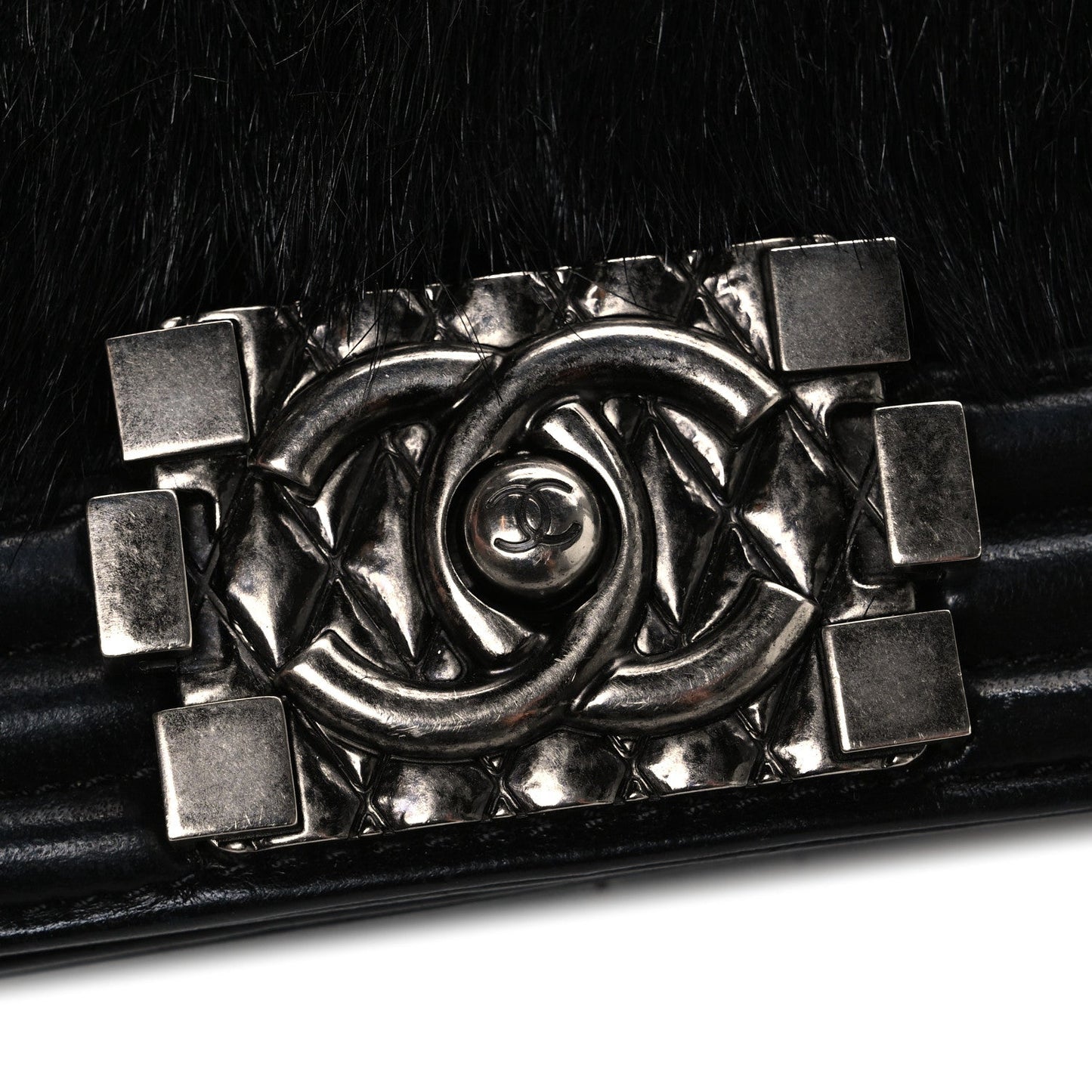 Goat Hair Medium Celtic Boy Flap Black