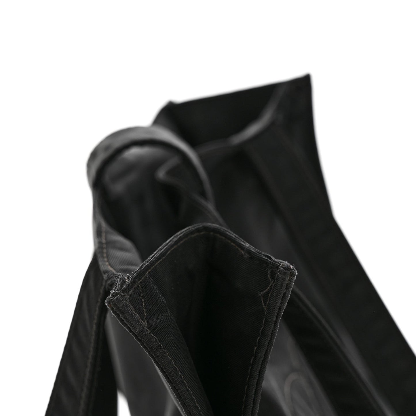 Nylon Button CC Tote Black