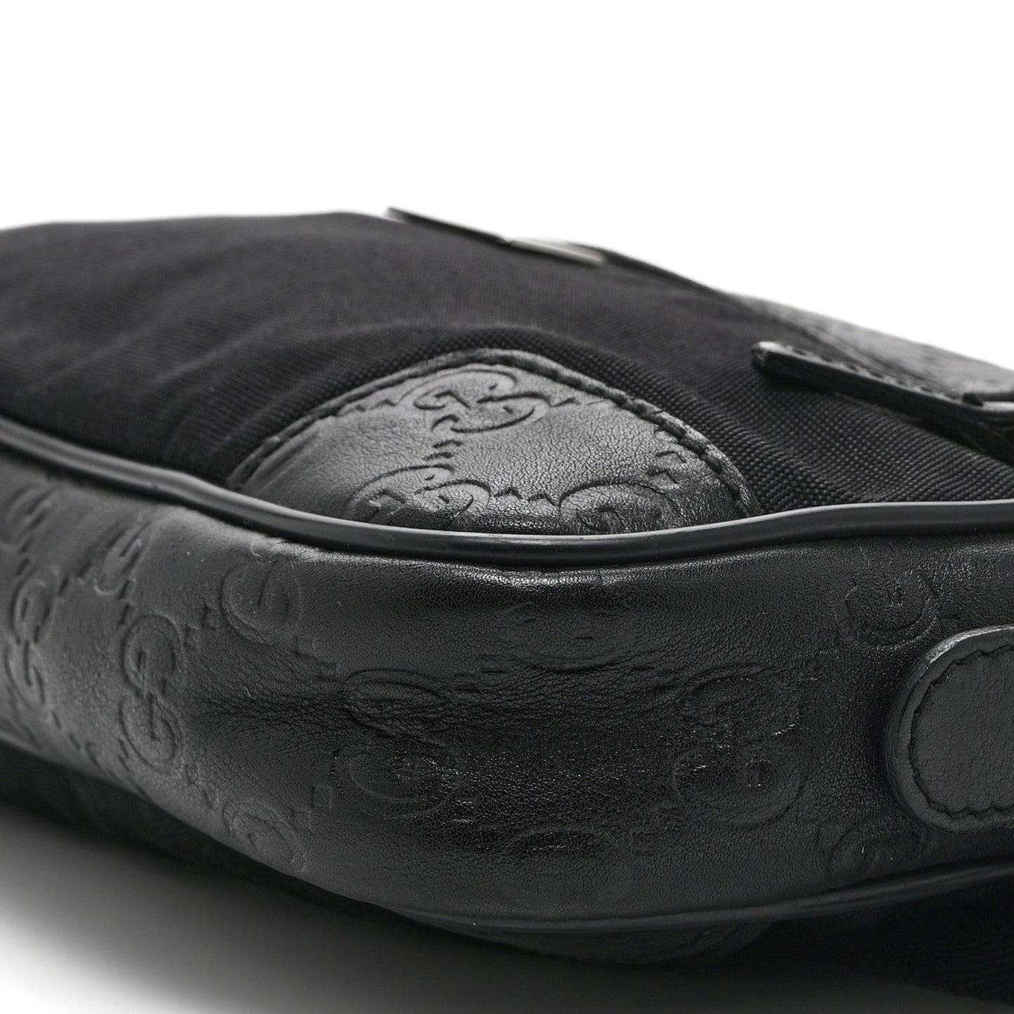 Guccissima Nylon Belt Bag Black