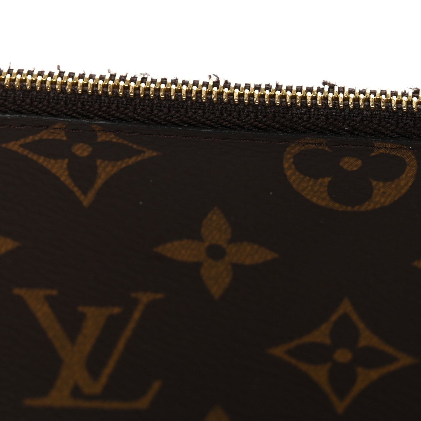 Monogram Pochette Felicie Chain Wallet Fuchsia