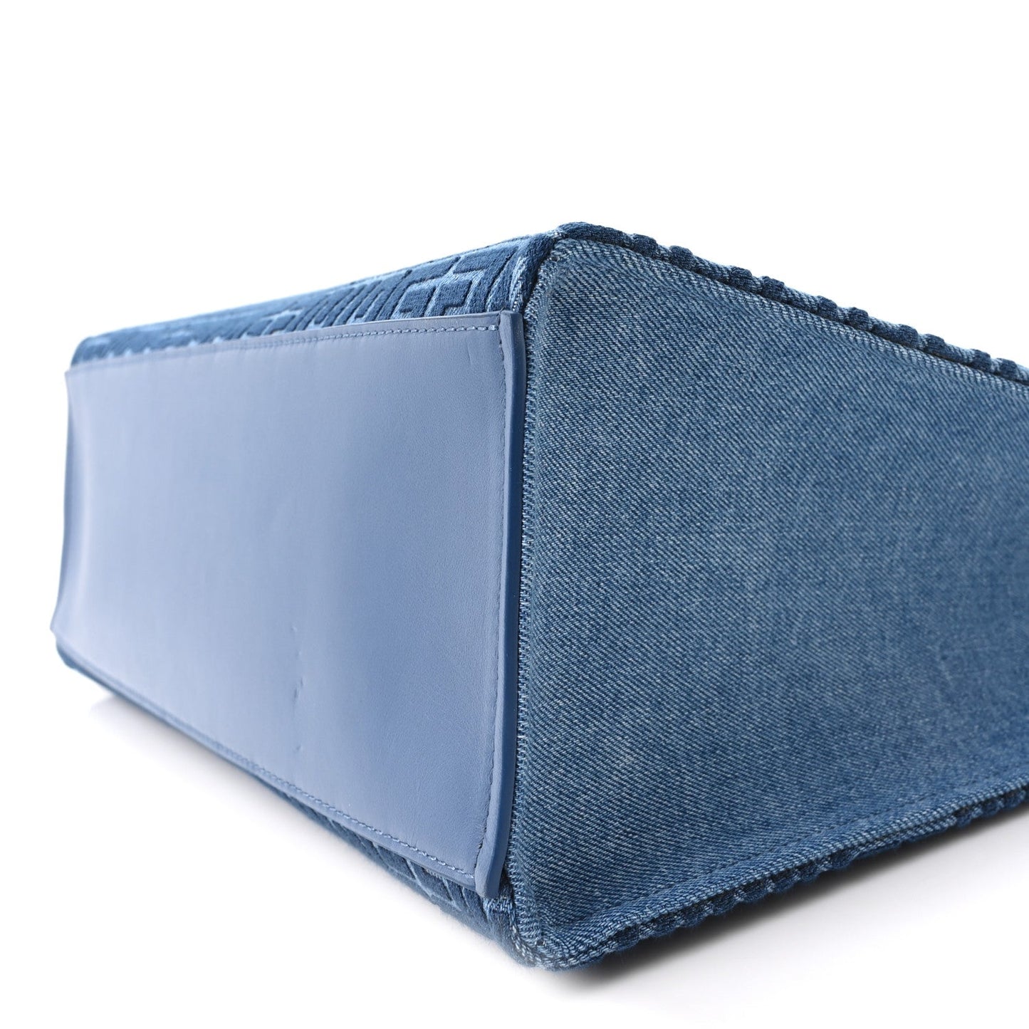 Denim 4G Medium Chain Tote Blue