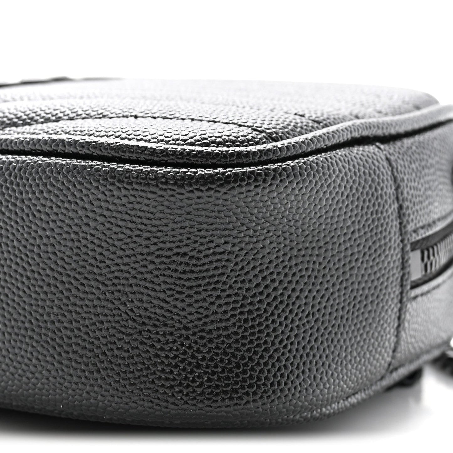 Grain De Poudre Matelasse Monochrome Monogram Mini Lou Camera Bag Black