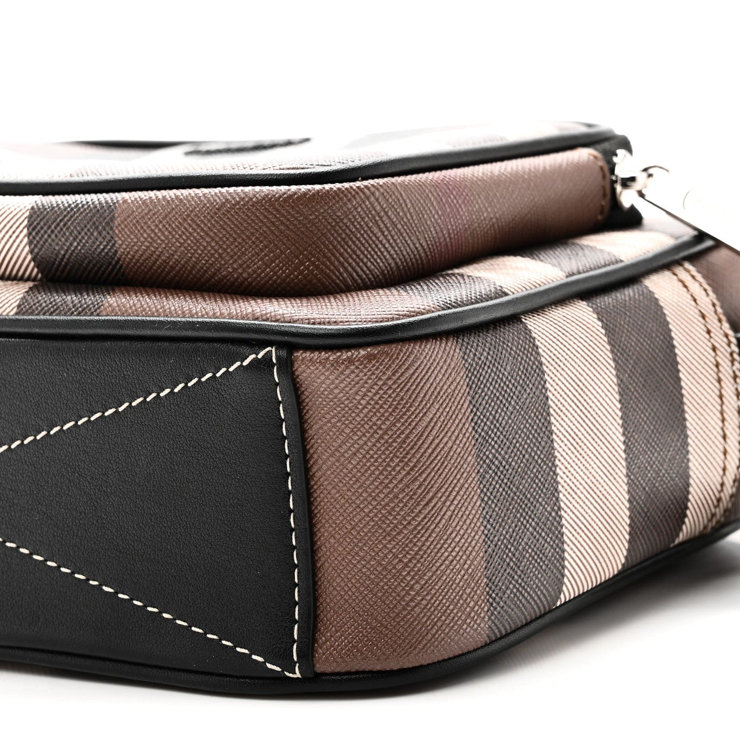 Canvas Check Paddy Messenger Birch Brown
