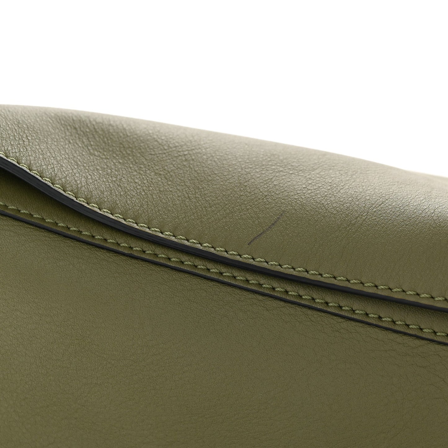 Calfskin Puzzle Hobo Avocado