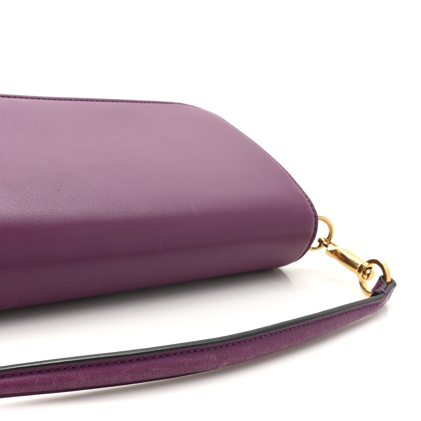 Calfskin Vlogo Loco Shoulder Bag Prune