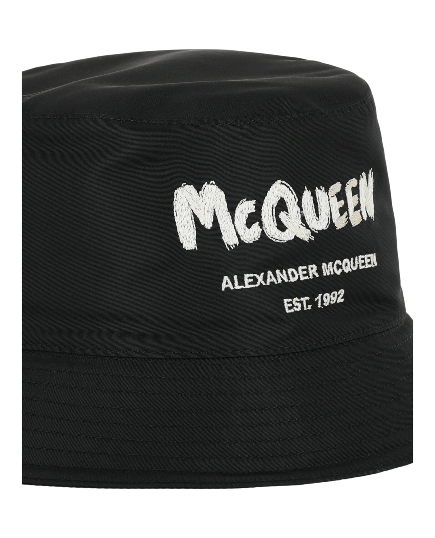 Alexander McQueen Mens Graffiti Bucket Hat